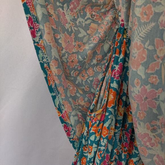 Lane Bryant Floral Convertible Off-The-Shoulder Maxi Dres Multicolor 14/16 - Picture 8 of 10